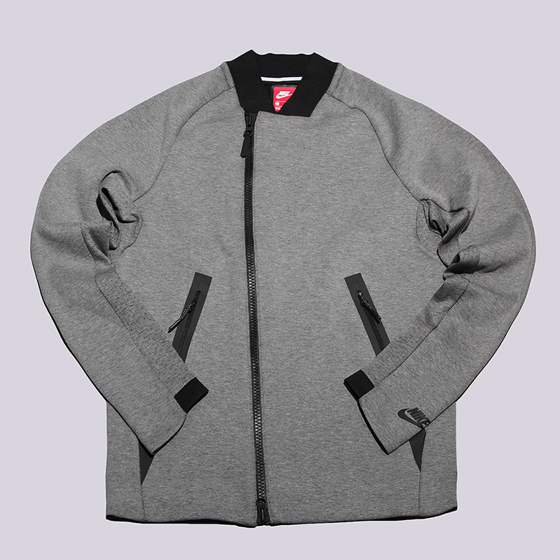 мужская серая толстовка Nike Tech Fleece Jacket 832114-091 - цена, описание, фото 1